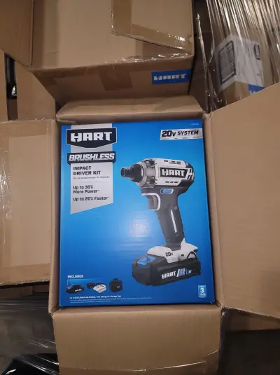 Hart Brushless Impact Driver Liquidation Pallet