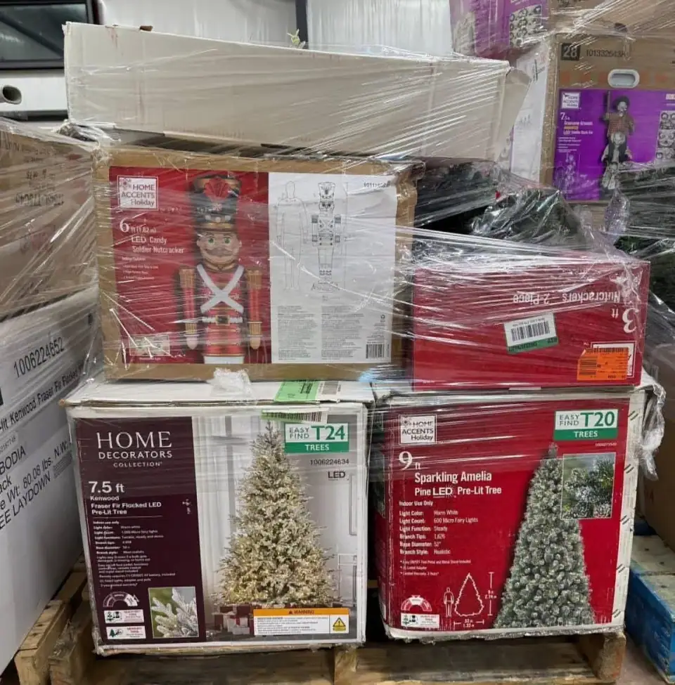Home Depot Christmas Liquidation Pallet