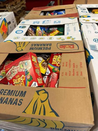 Banana Box Food Liquidation Pallet