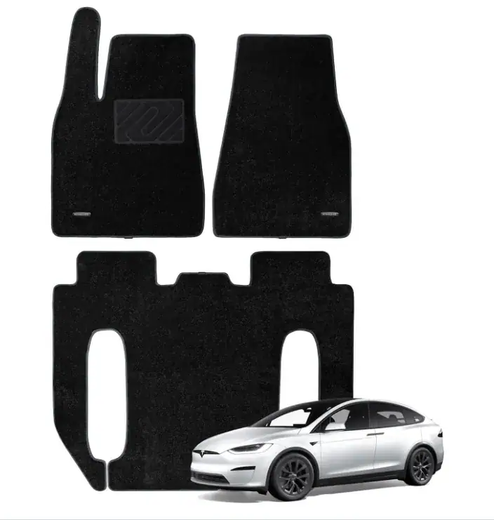 Superior Carpet Floor Mats For 2021-2024 Tesla Model X 6-Seater Liquidation Pallet