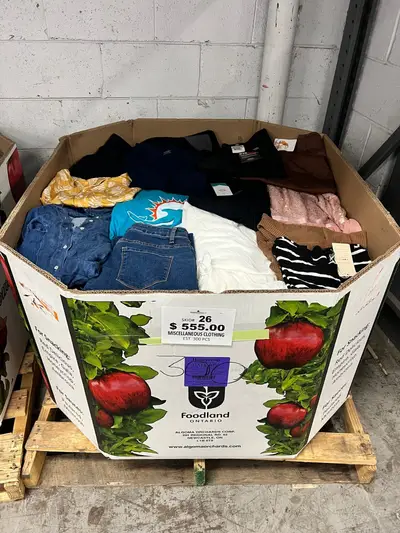 Miscellaneous Clothing – 300pcs Liquidation Pallet