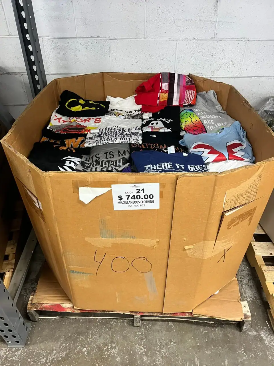 Miscellaneous Clothing – 400pcs Liquidation Pallet — Lot 4