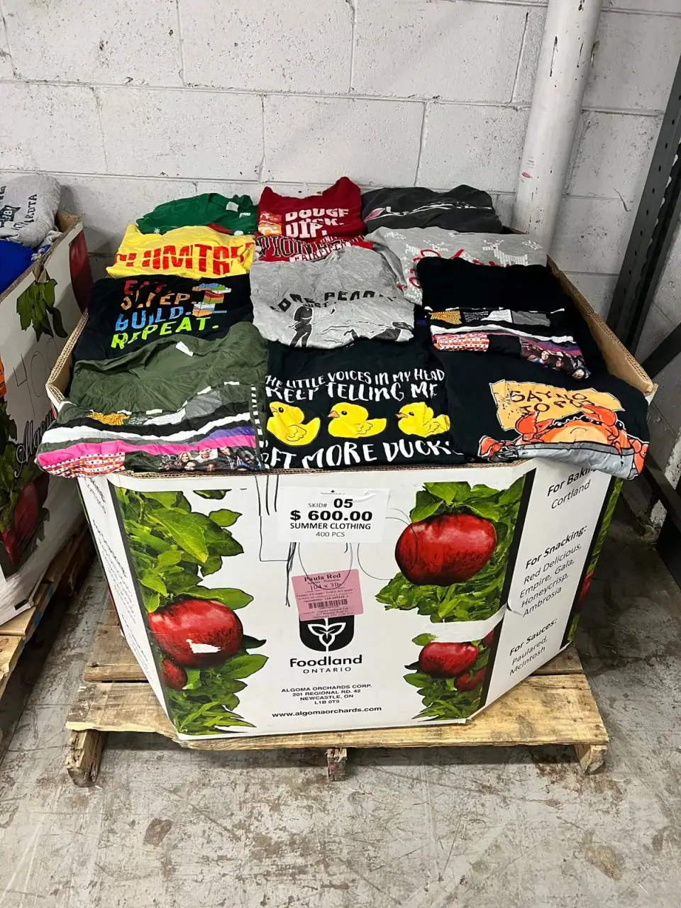 Summer Clothing – 400pcs Liquidation Pallet