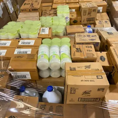 Wholesale Laundry Detergent (150–200 Pieces) Liquidation Pallet
